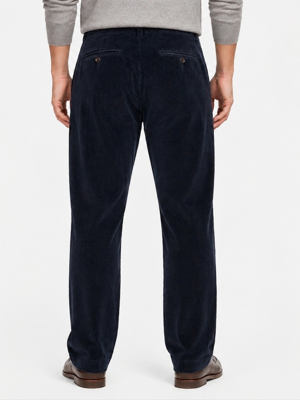 Polo Ralph Lauren Corduroy Pants Mens 33x32 Navy Preston Straight Casual. - Picture 2 of 13
